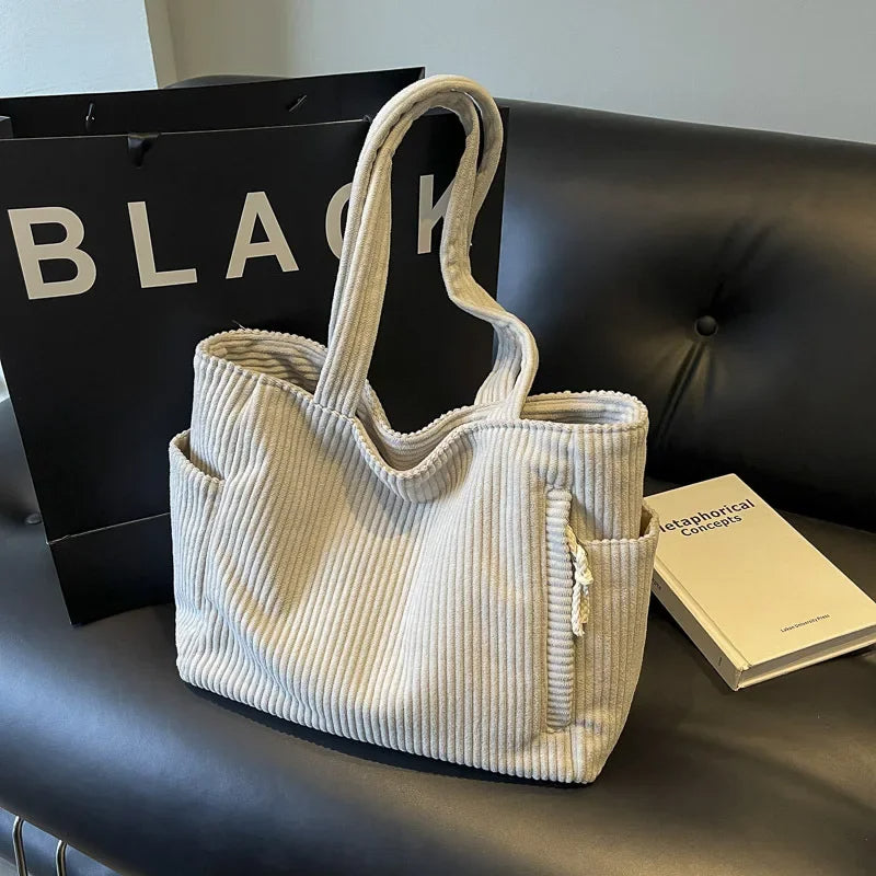 Cordelley – Cozy Corduroy Tote Bag