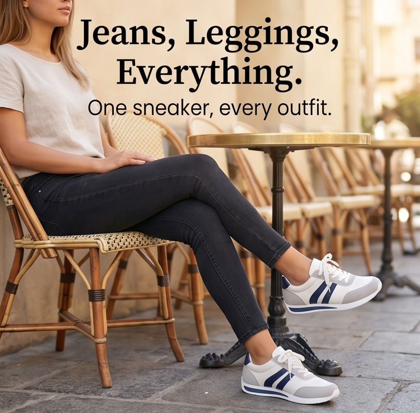 LunaWalk – Lightweight Retro Stripe Walking Sneakers