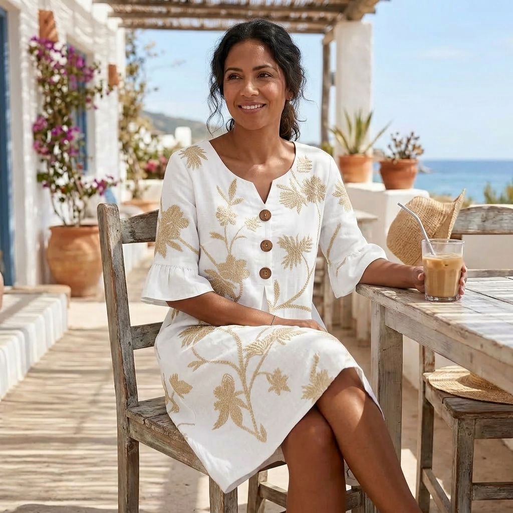 Solenya – Women's Floral Midi Dress