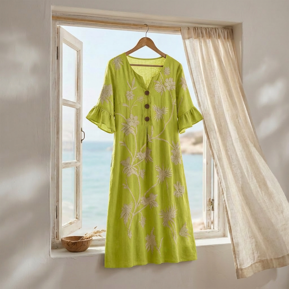 Solenya – Women's Floral Midi Dress
