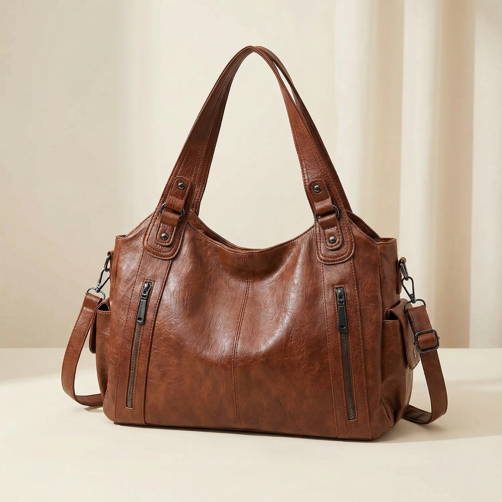 Velura Soft Vegan Leather Everyday Tote