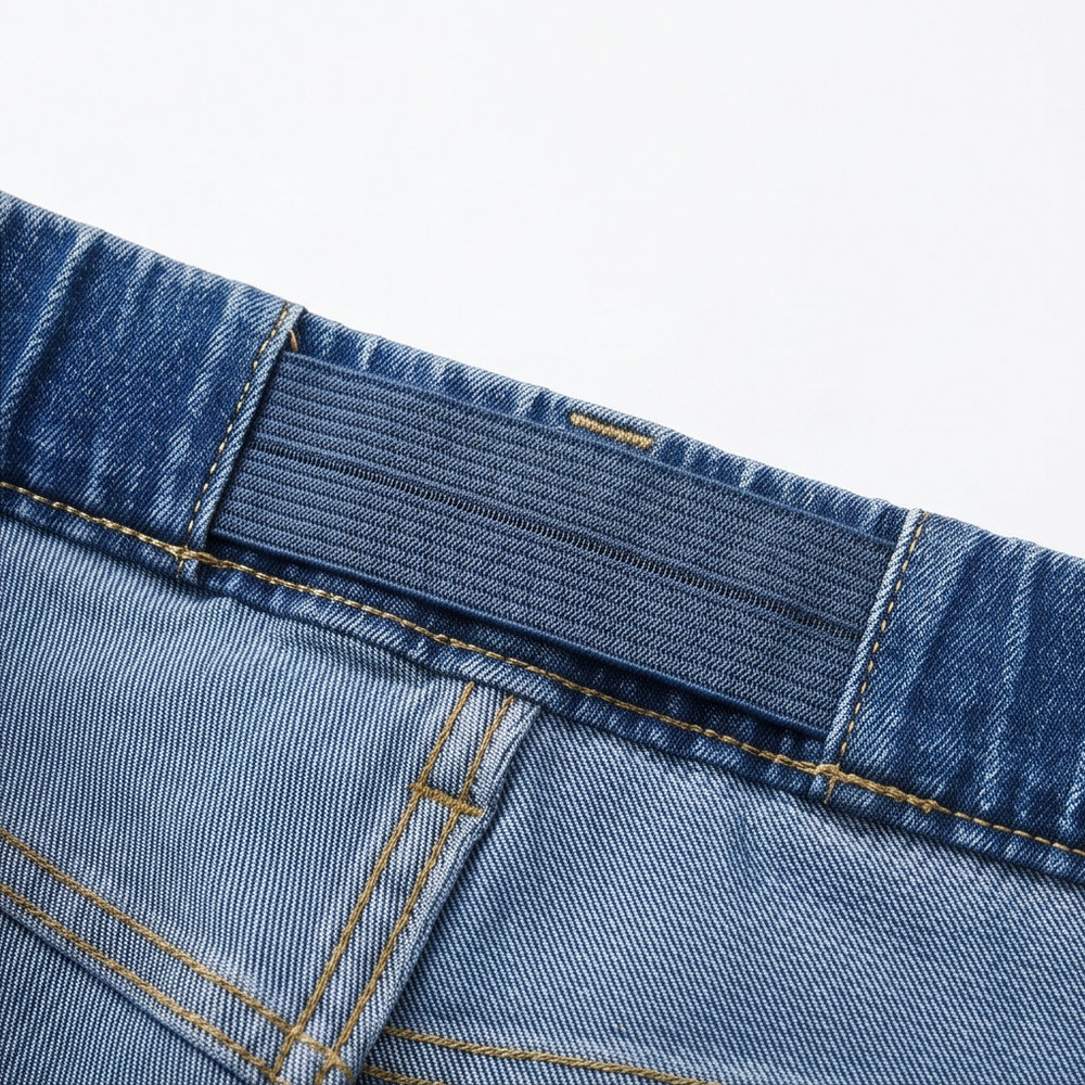 Lounette™ Elastic-Waist Cropped Denim Jeans for All-Day Comfort