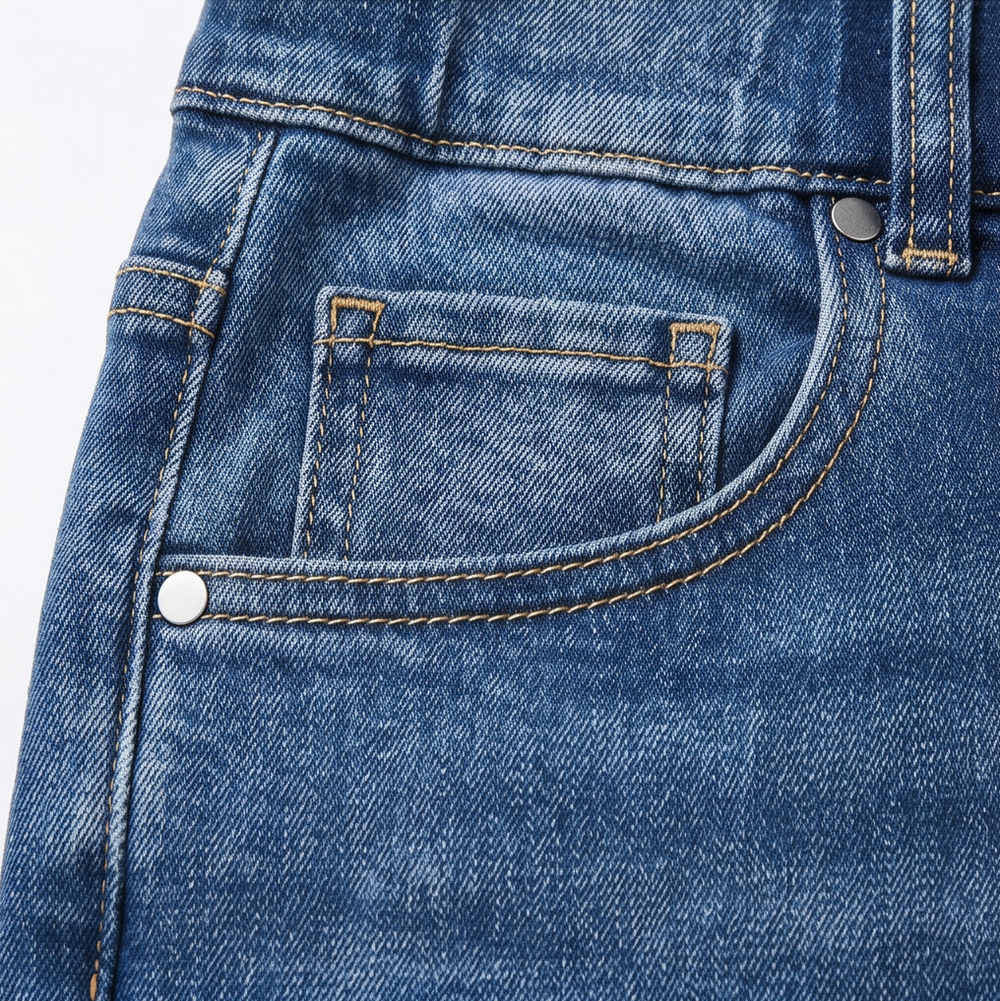 Lounette™ Elastic-Waist Cropped Denim Jeans for All-Day Comfort