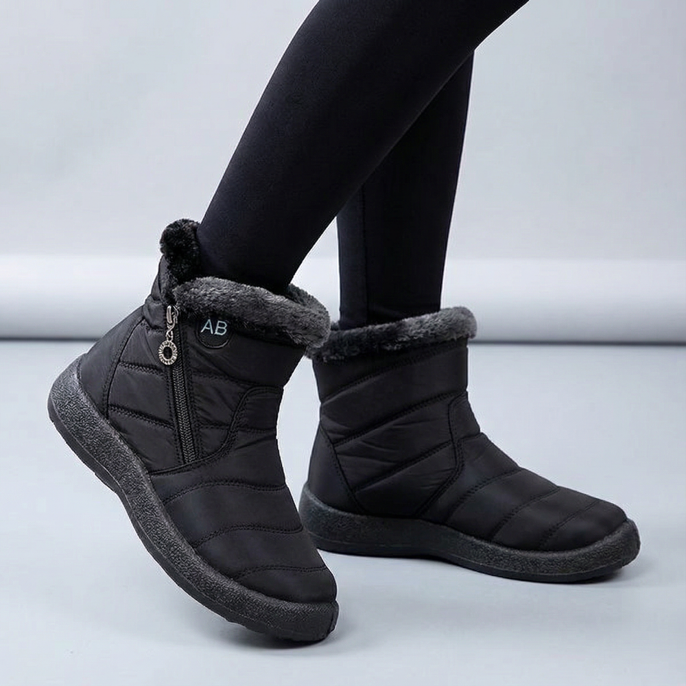 Frostiva - Fur Lined Winter Ankle Boots