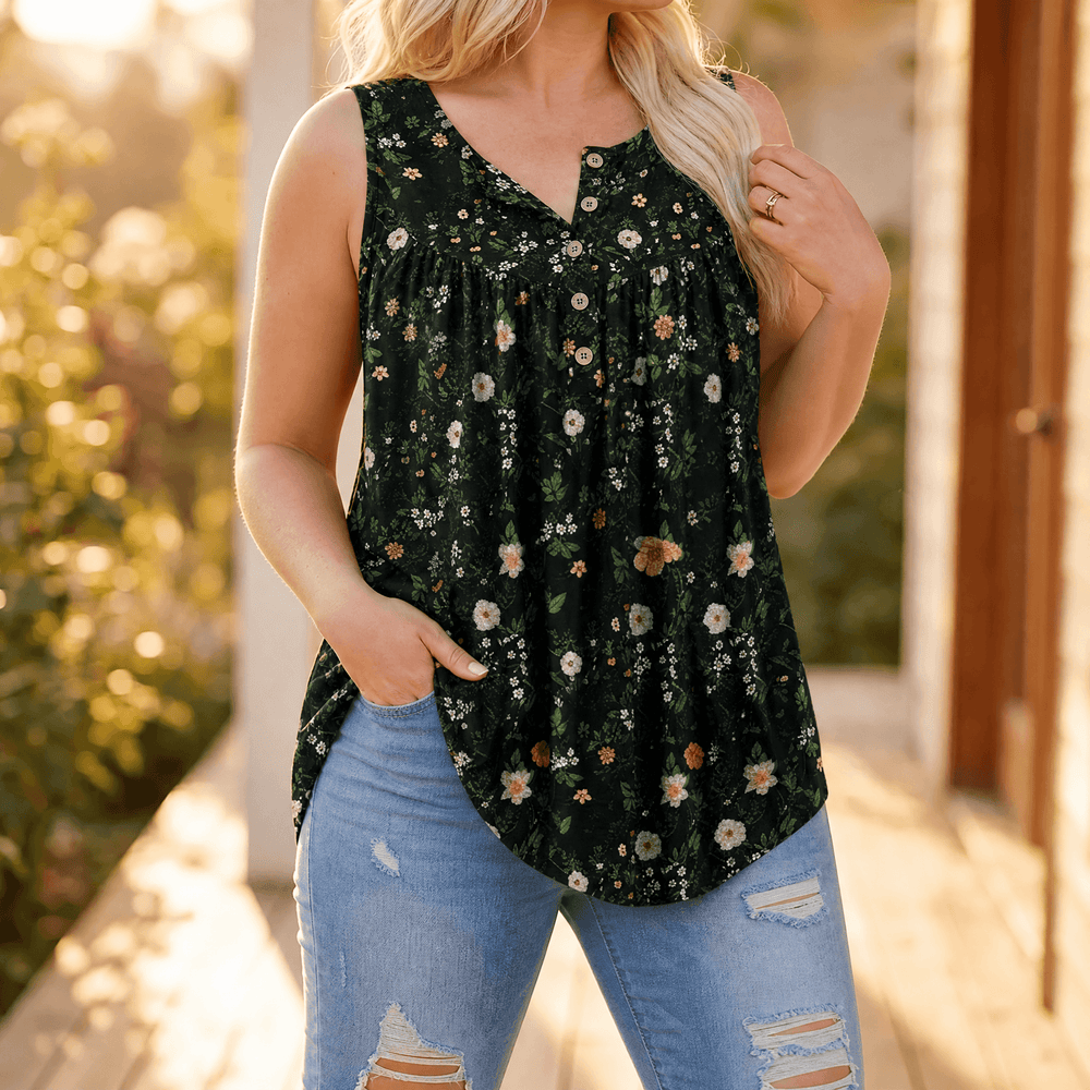 Florelle – Flowy Sleeveless Summer Top