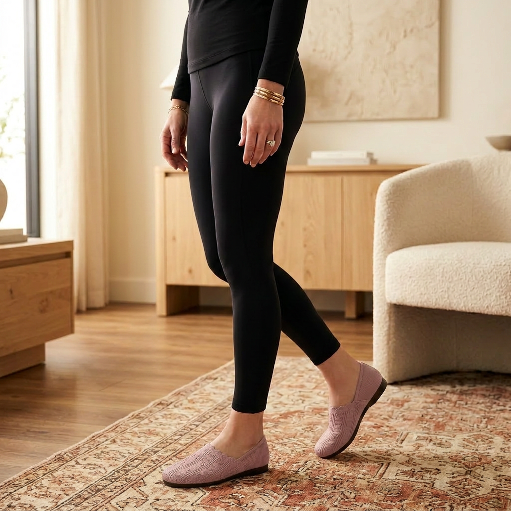 Soflyn – Breathable Woven Slip-On Flats