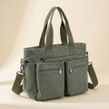 Clovera – Multi Pocket Corduroy Shoulder Bag