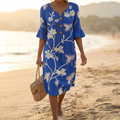 Solenya – Women's Floral Midi Dress