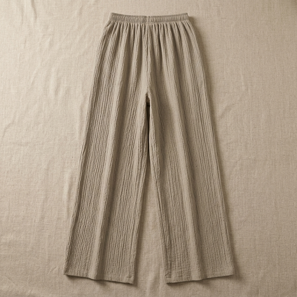 Waverly – Crinkle Textured Wide Leg Pants