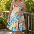 Solenya – Women's Flowy A-Line Sundress