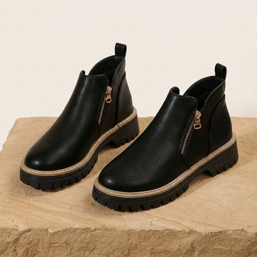 Strida – Women's Cushioned Platform Ankle Boots