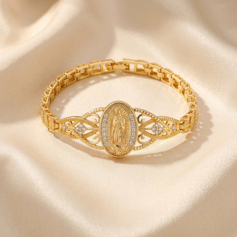 Sancta - Virgin Mary Filigree Bracelet