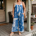 Sevella – Women's Wide-Leg Tie-Dye Jumpsuit