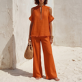Soléva – Women's Crochet Linen Vacation Set