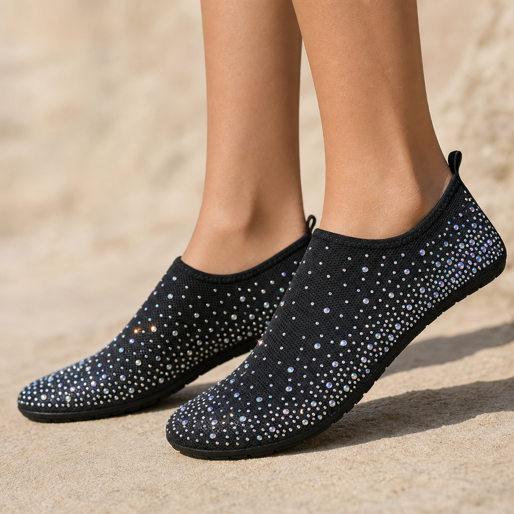 Sparkella – Rhinestone Slip-On Water Shoes