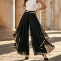 Florenza™ – Wide-Leg Pants with Gold Trim