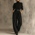 Vesaire – Belted Two Piece Matching Set