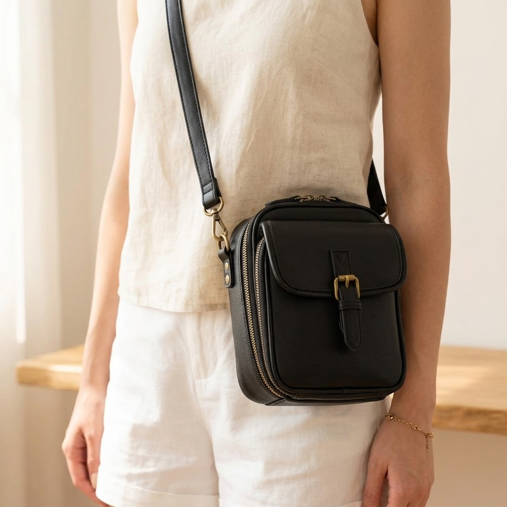 Carryn – Organized Crossbody Bag with Card Slots