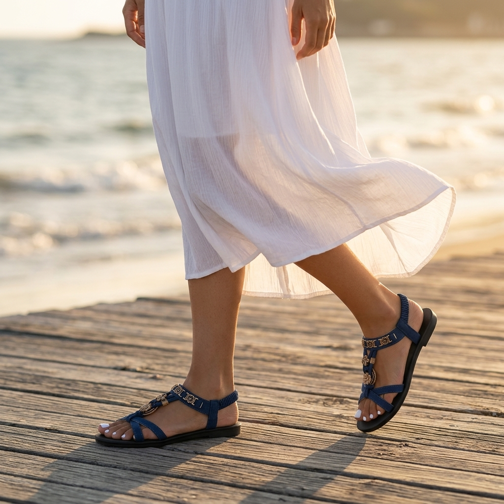 Marisol – Cushioned Boho Sandals