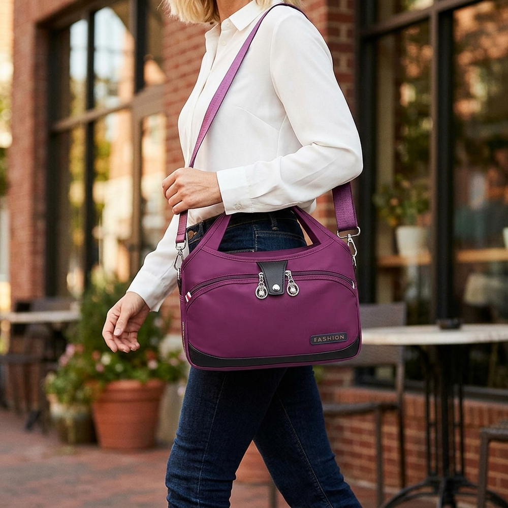 Vossa – Waterproof 10 pocket crossbody bag