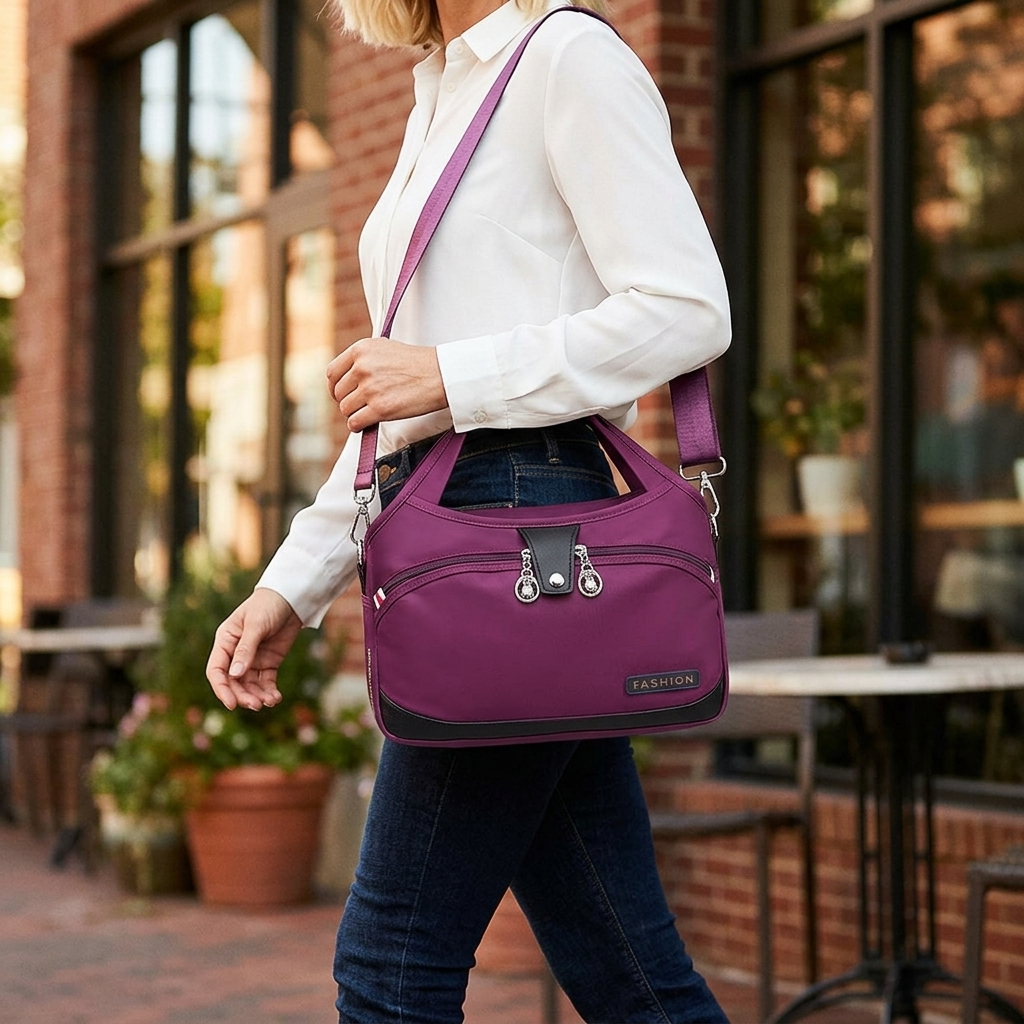 Vossa – Waterproof 10 pocket crossbody bag