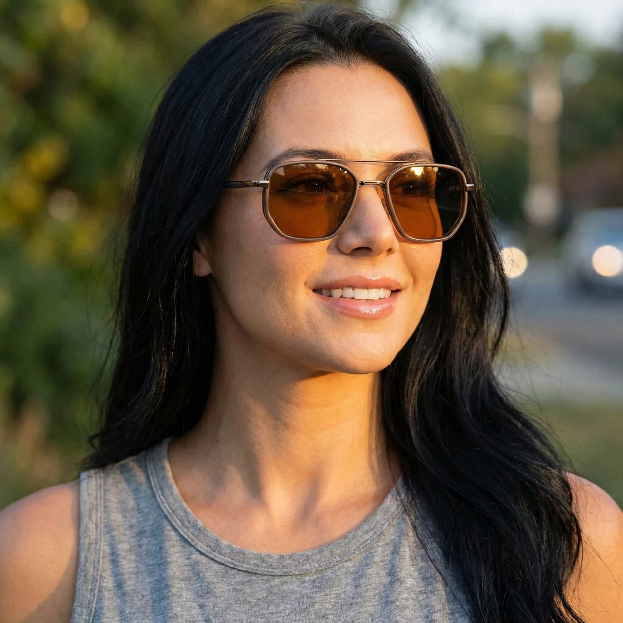 Solara – Tangle Free Polarized Aviator Sunglasses