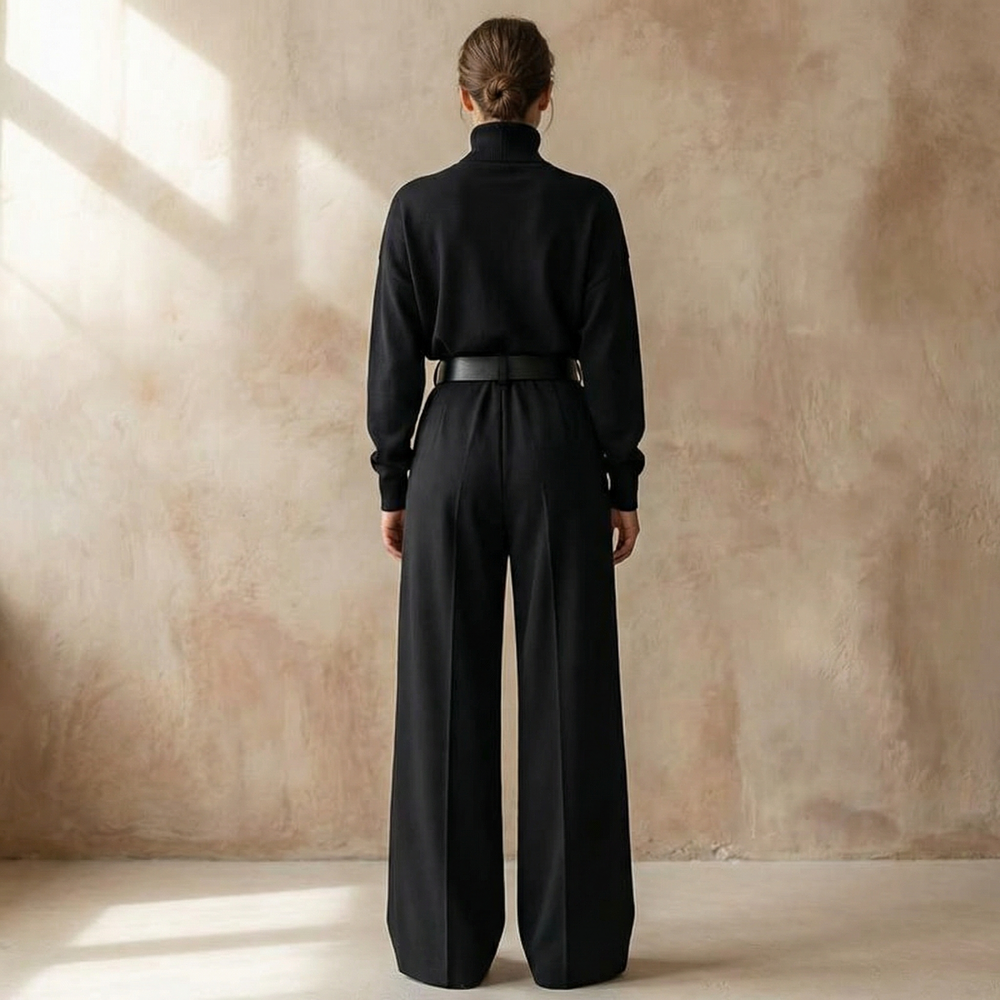 Vesaire – Belted Two Piece Matching Set