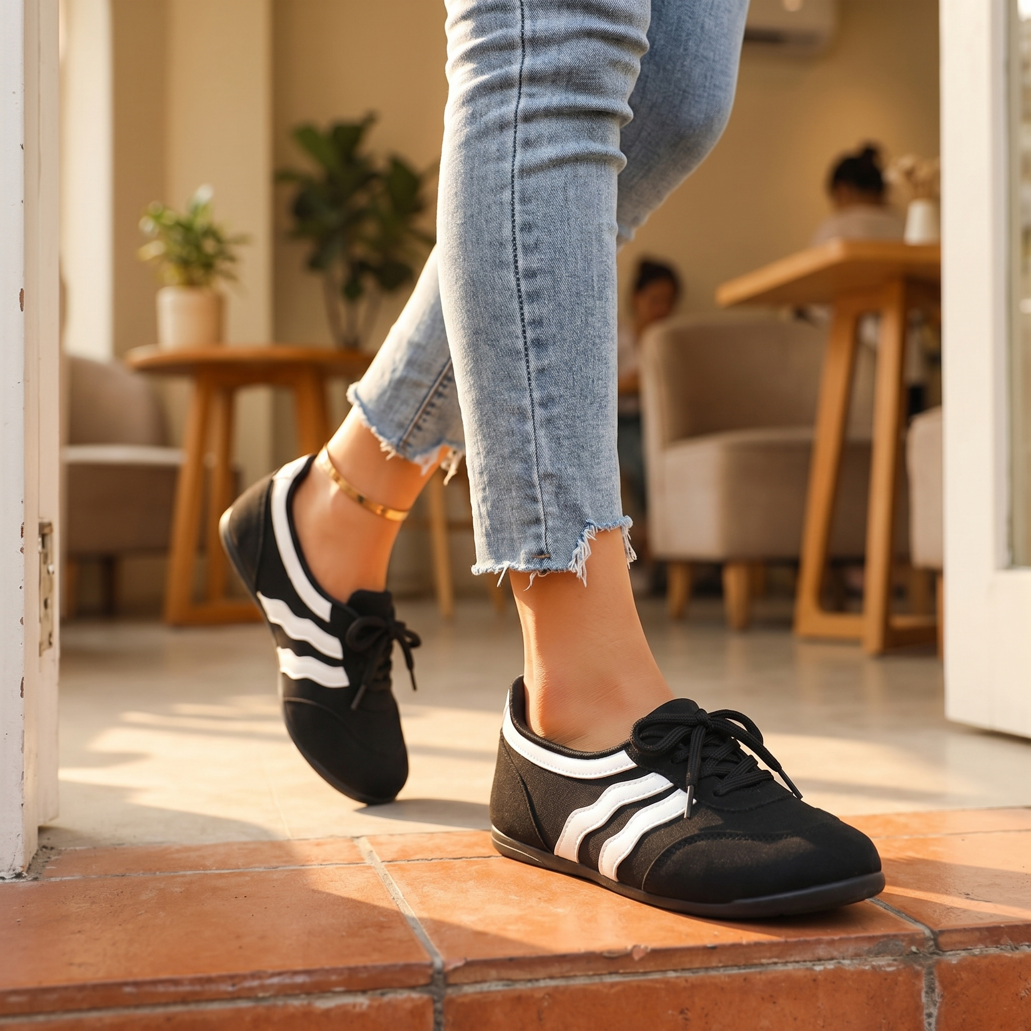 Lunelle – Retro Slip-On Sneakers