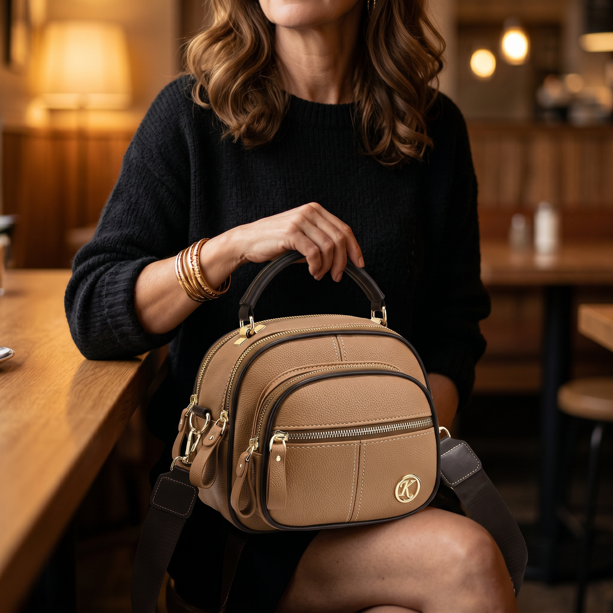 Velora – Multi-Compartment Crossbody Bag