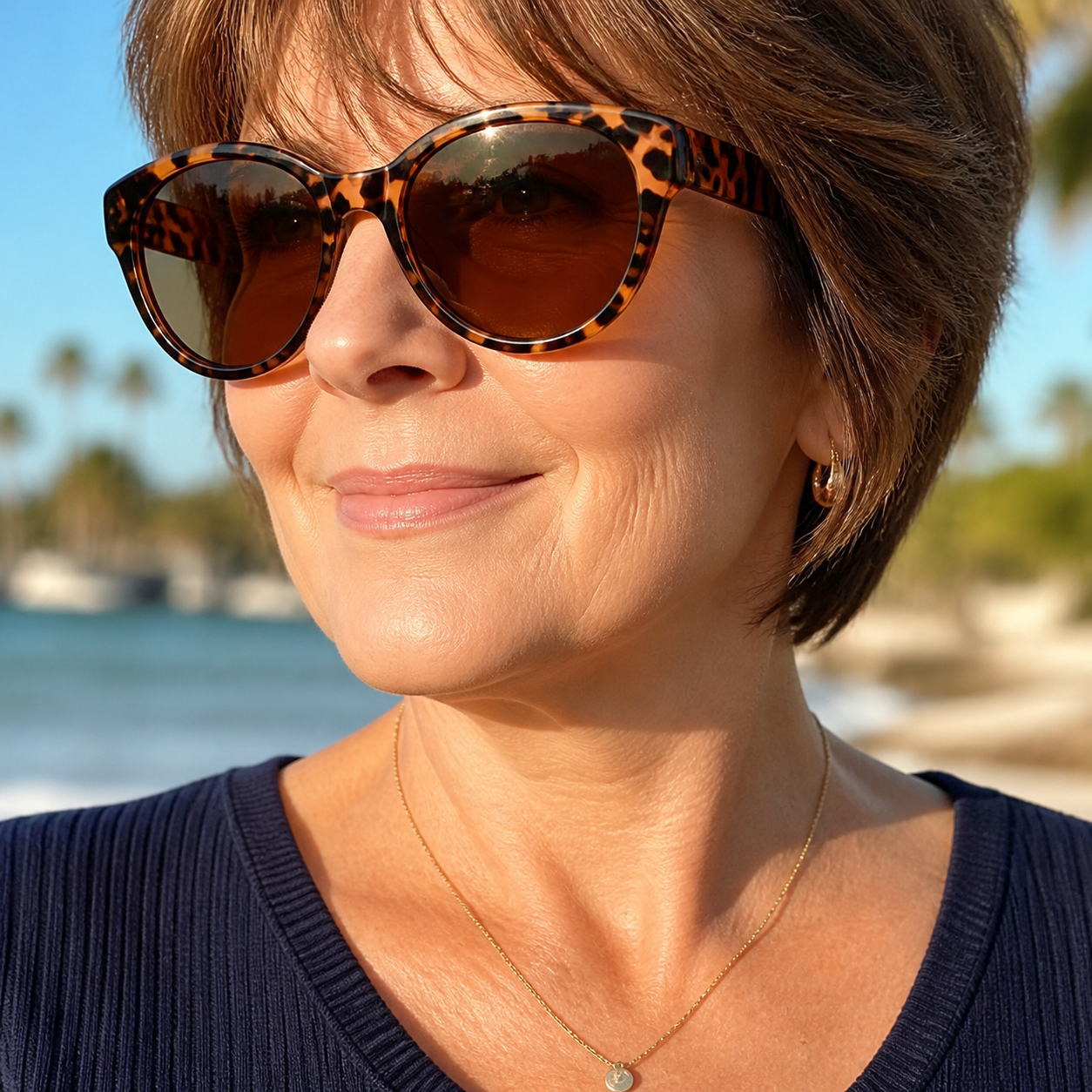 Soluna – Oversized Cat Eye Sunglasses for Wear Over Glasses