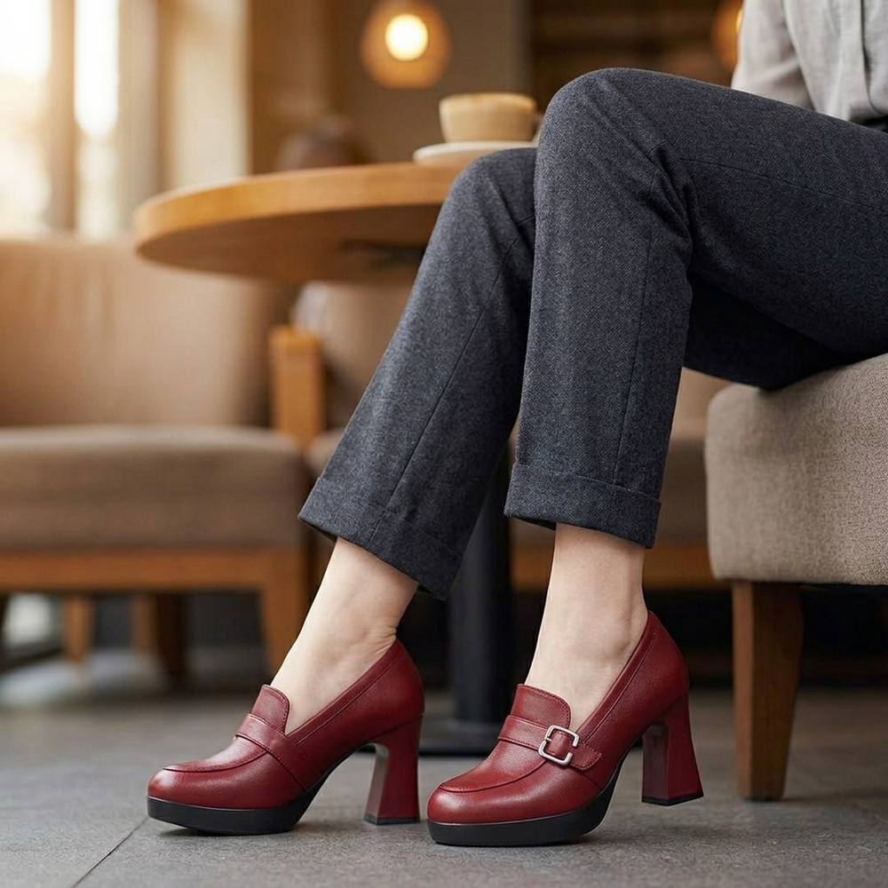 Velora – Women's All Day Comfort Platform Pumps