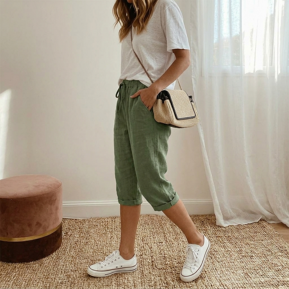 Lyora – Women's Capri Pants for Effortless Everyday Style
