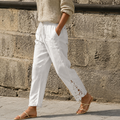 Liora – Women's Lace Trim Drawstring Comfort Pants