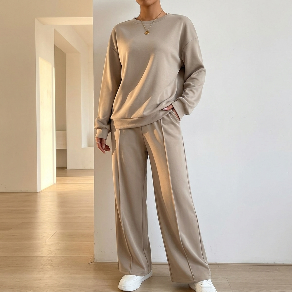 Velora – Women's Wide Leg Pants Matching Set