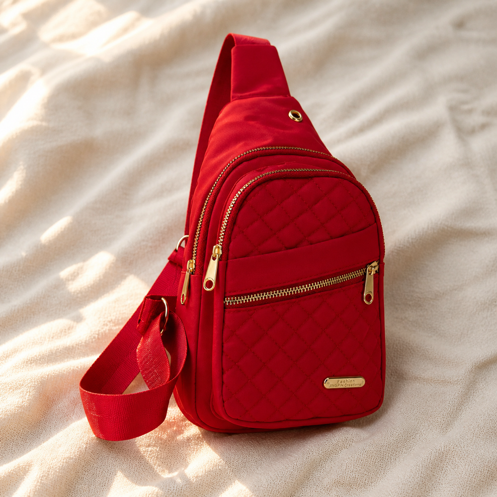 Velora – Quilted Crossbody Sling Bag