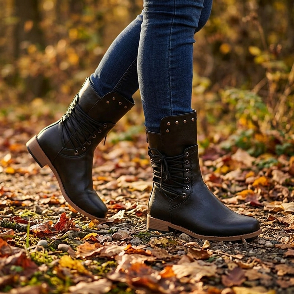 Westlyn – Women's Wool Lined Lace Up Ankle Boots