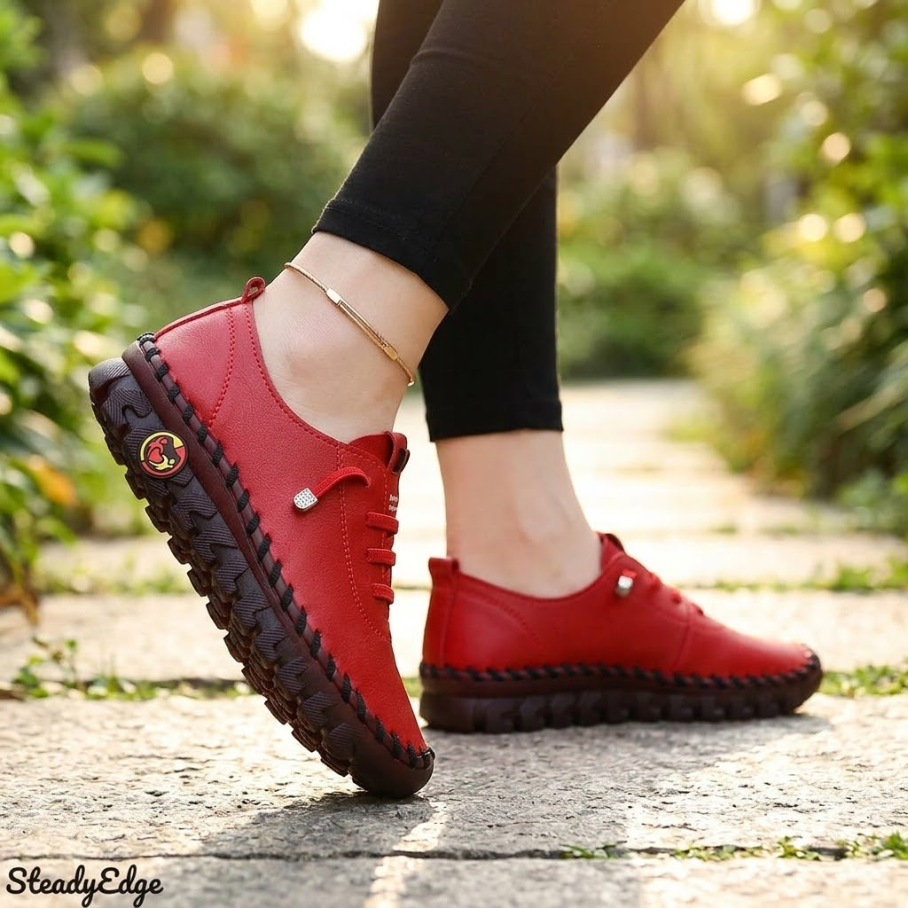 Marlowe – Hand-Stitched PU Loafers for All-Day Comfort