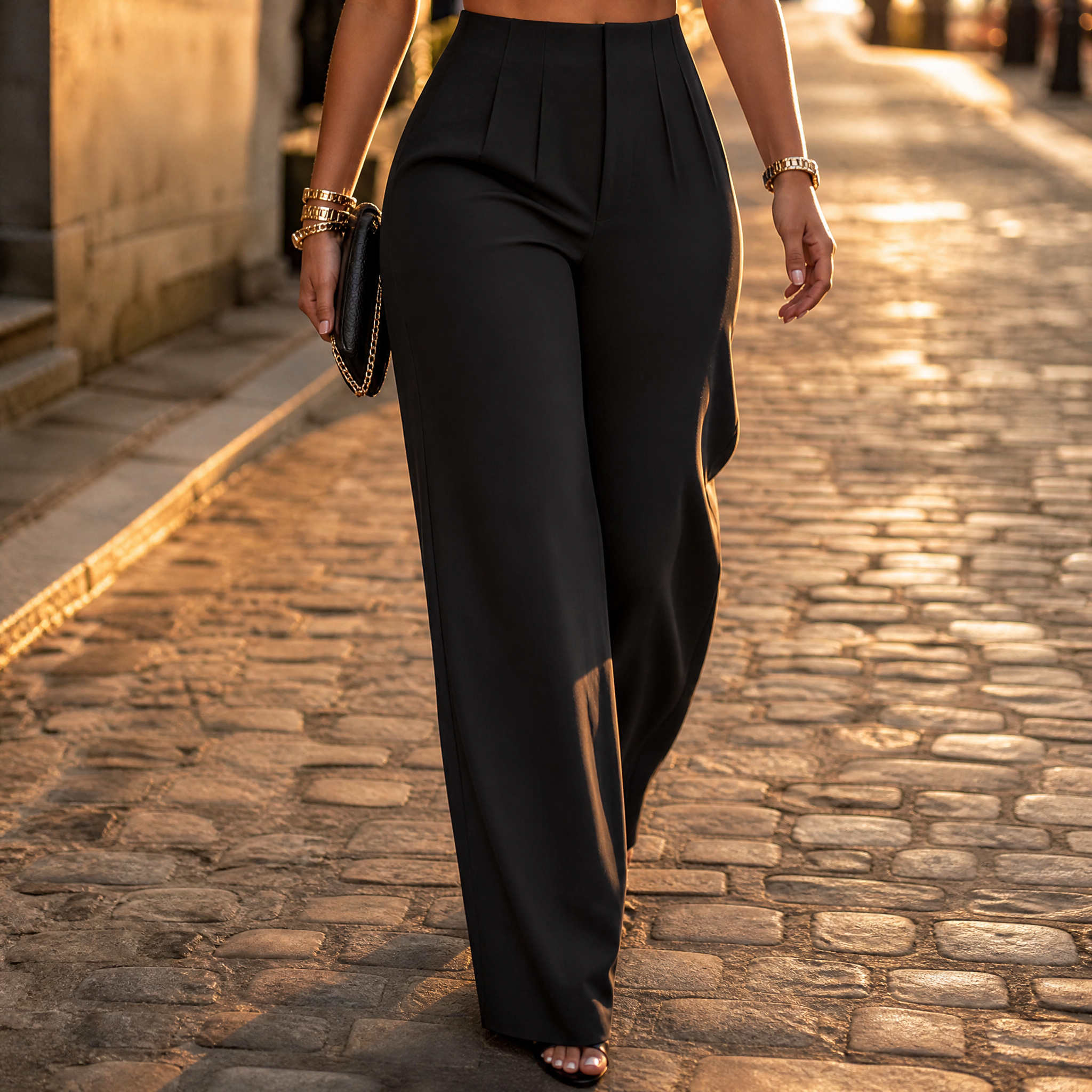 Velora – Women's Tailored Pleated Trousers