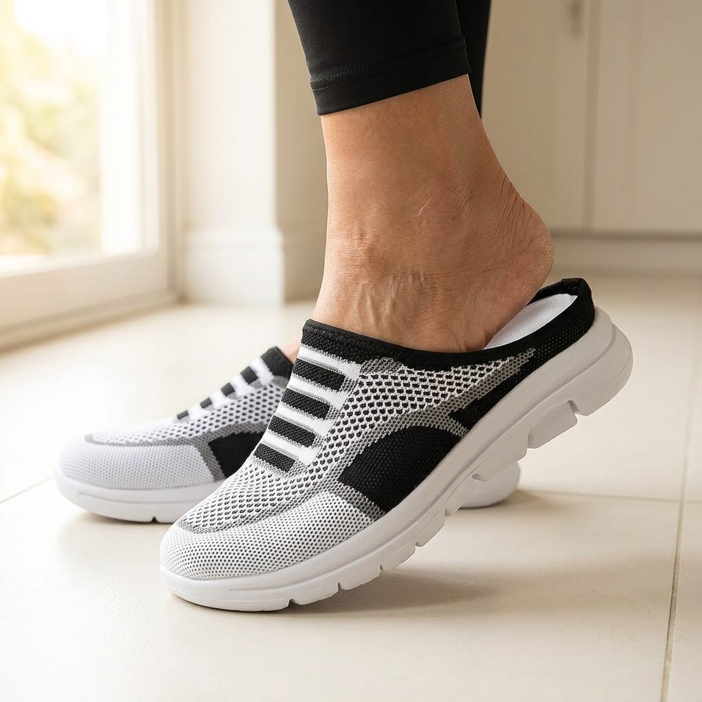 Stepvana – Breathable Air Cushion Slip On Mules for Women