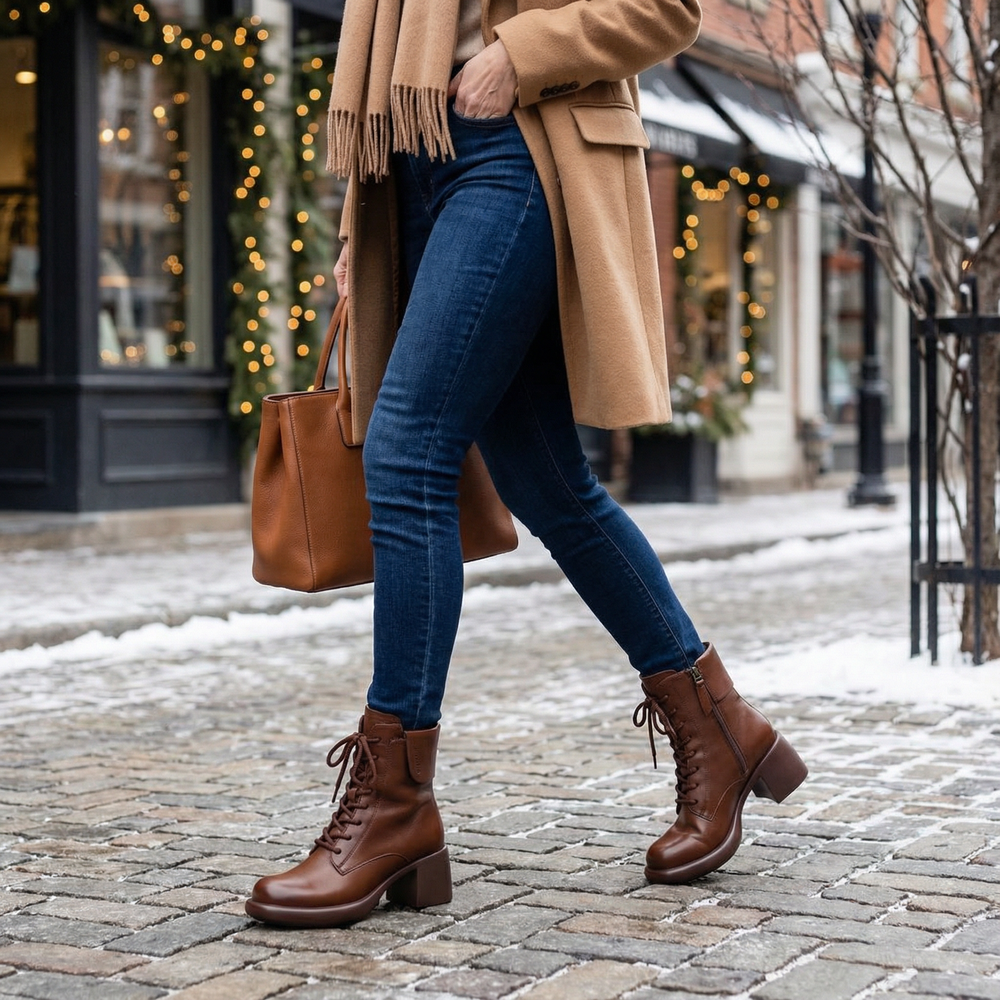 Vintara – Women's Fleece Lined Vintage Ankle Boots