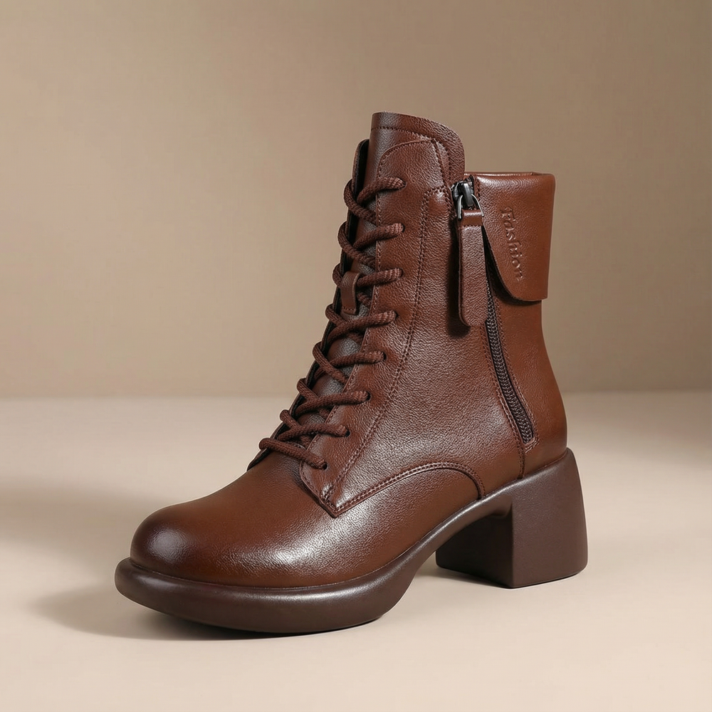 Vintara – Women's Fleece Lined Vintage Ankle Boots
