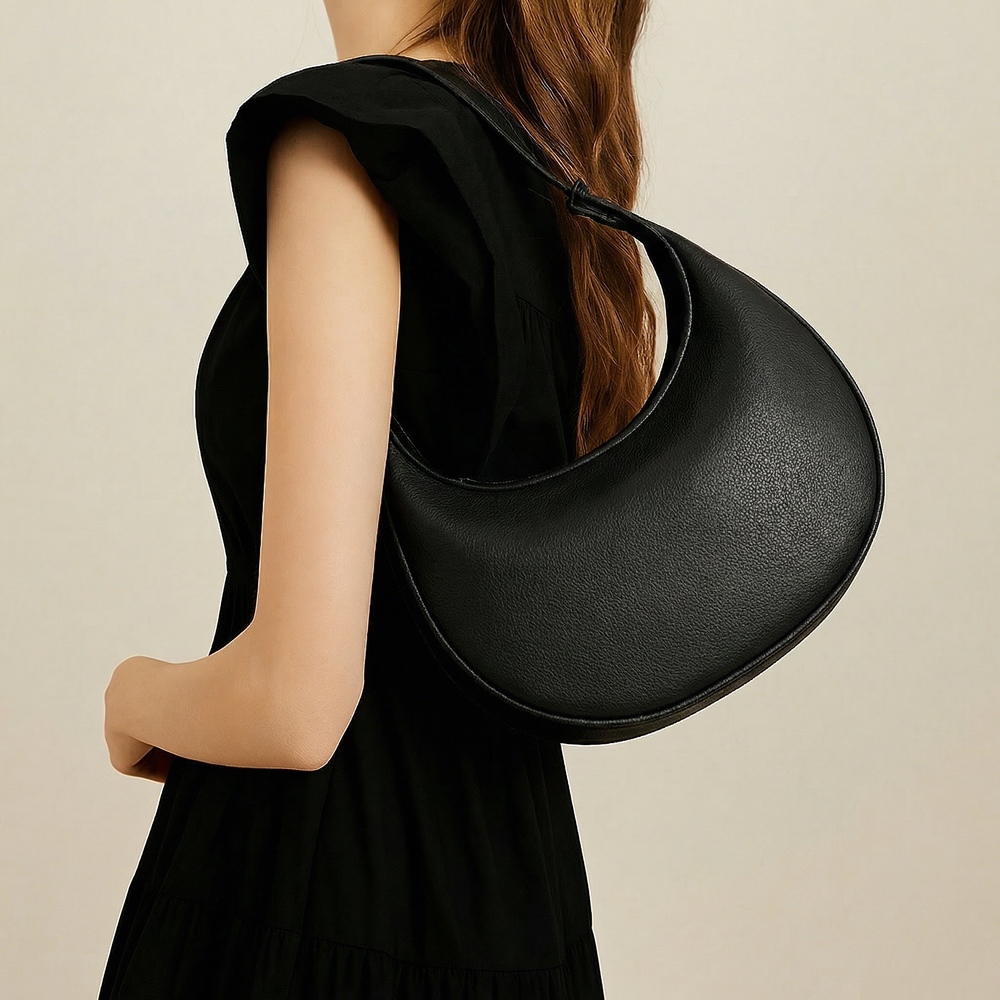Lunaire – Sculpted Crescent Shoulder Bag
