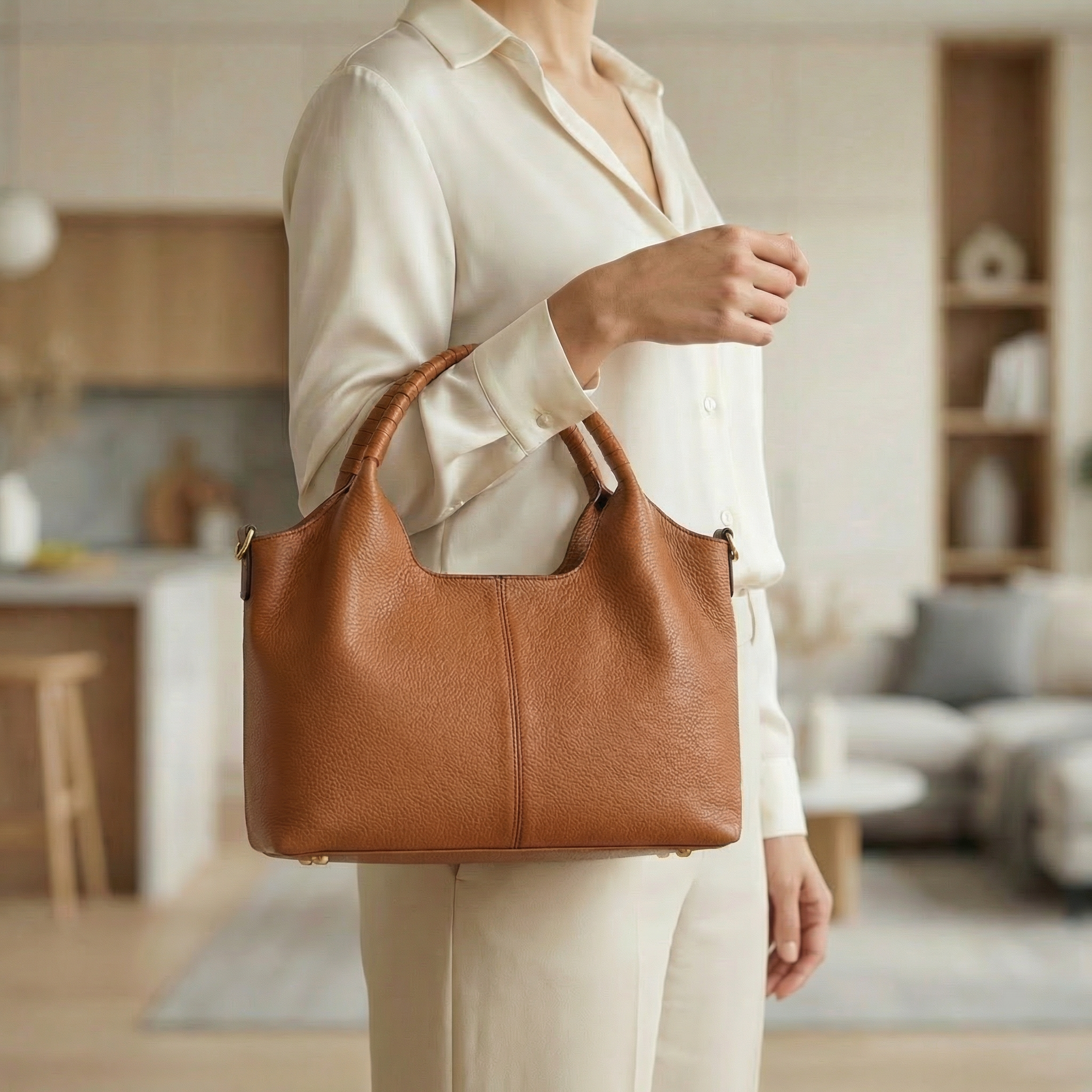 Carrina – Soft Leather Everyday Hobo Bag