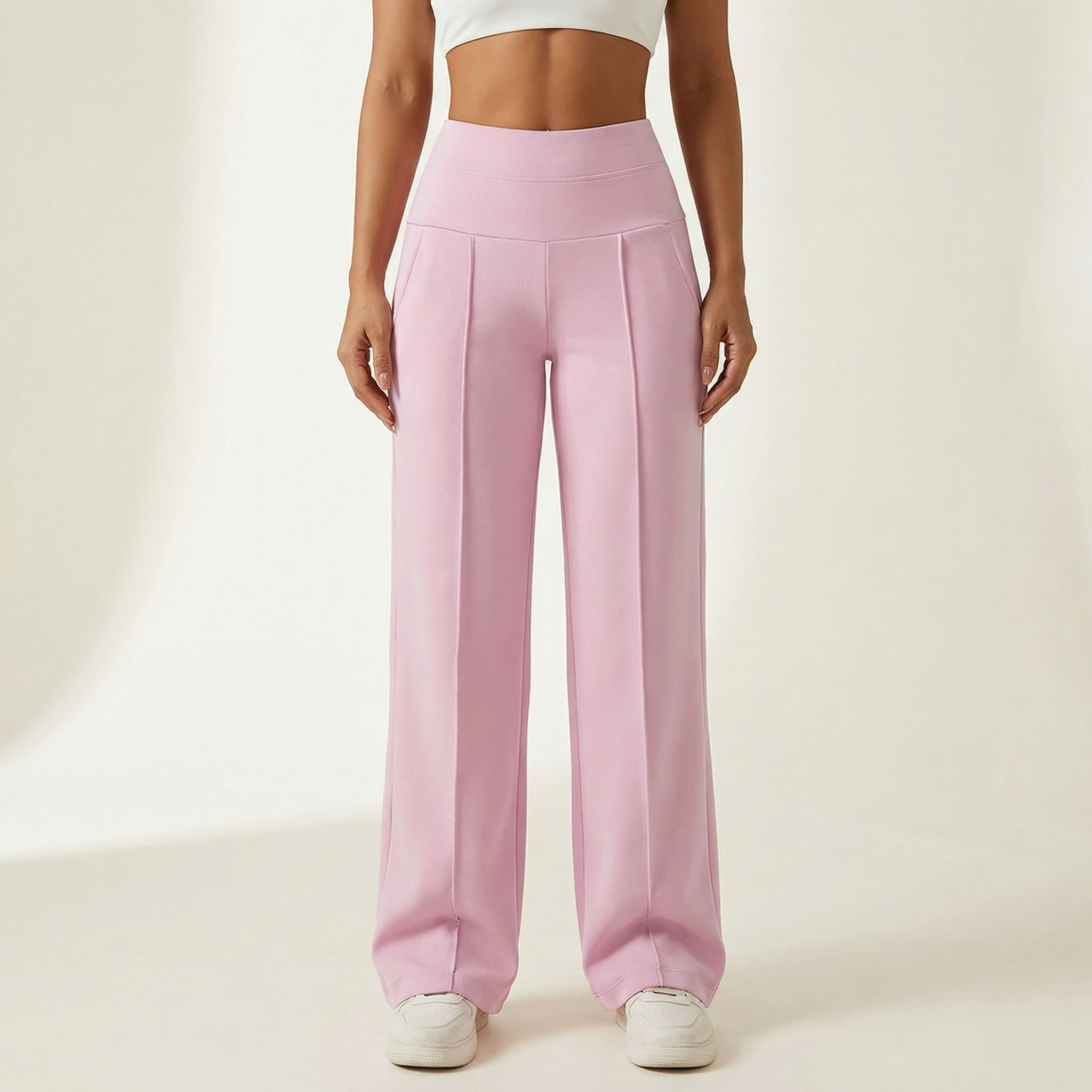 Velessa – Wide Leg High Waist Stretch Pants