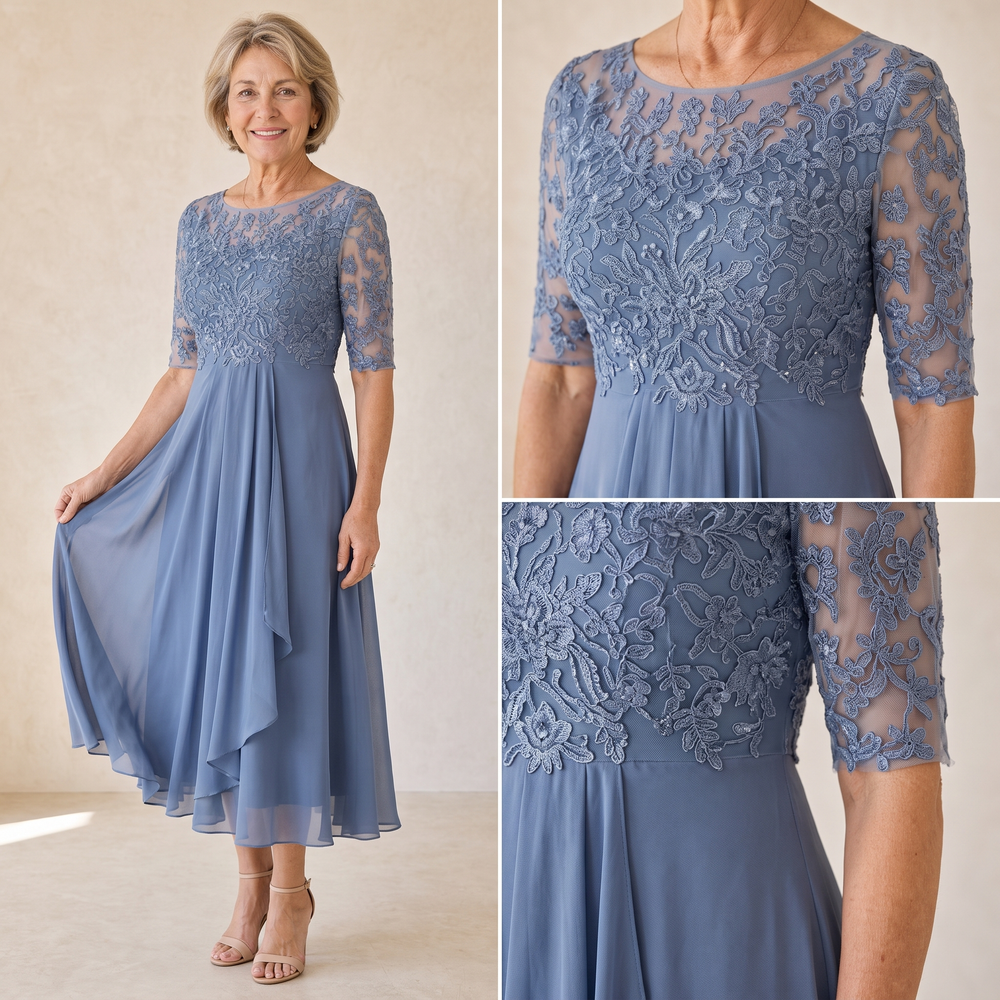 Florenza – Boho V-Neck Floral Midi Dress with Tiered Hem