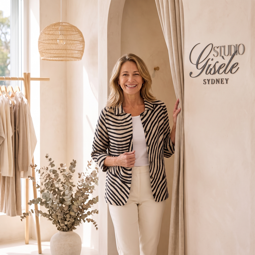 Sloane | Swirl Stripe Shirt