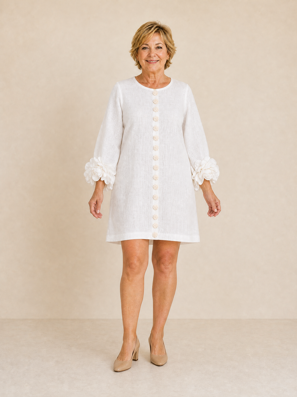 Rosalie | Button-Down Mini Dress