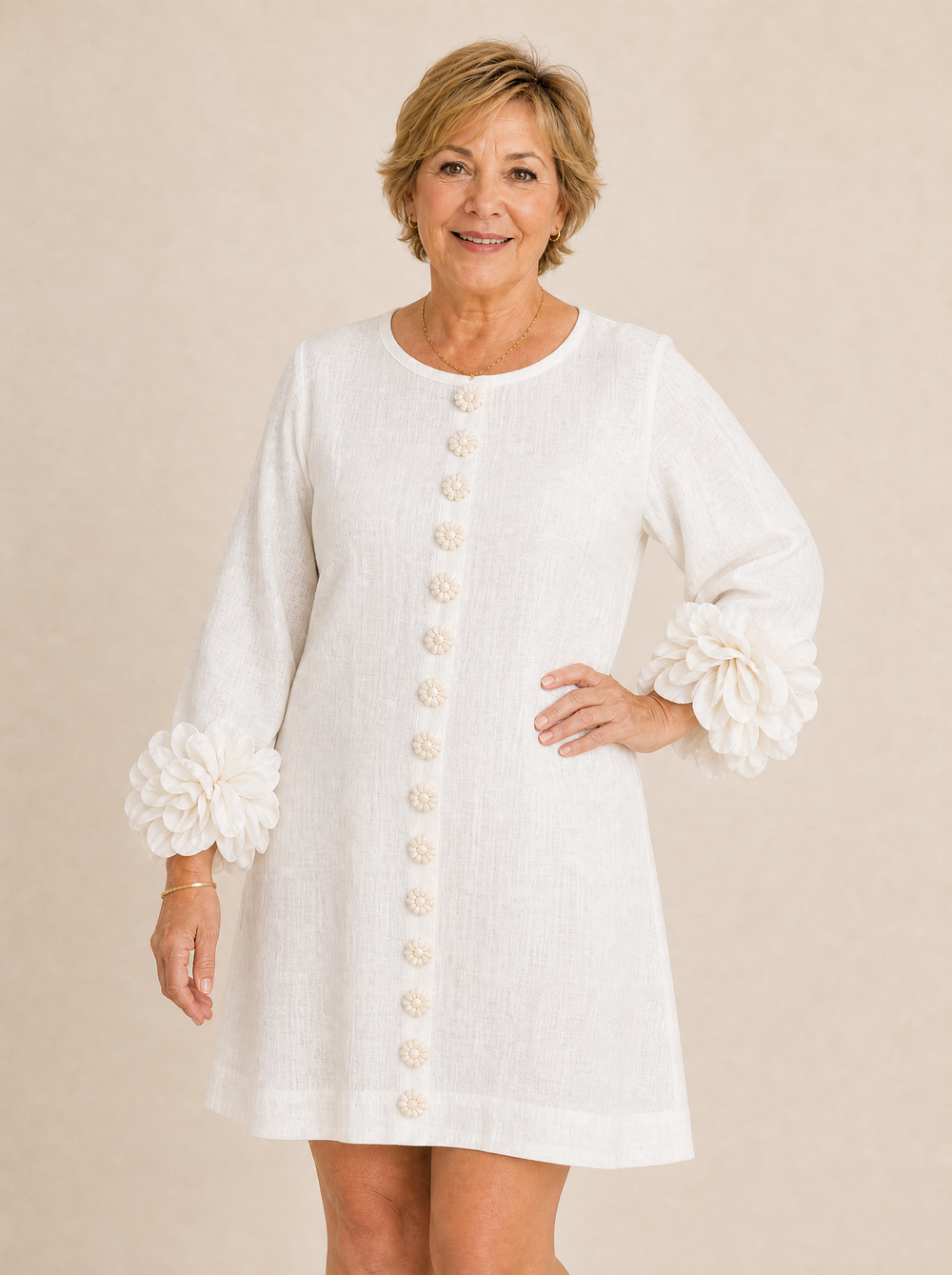 Rosalie | Button-Down Mini Dress