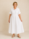 Lysandra™ - Relaxed Maxi Shirt Dress