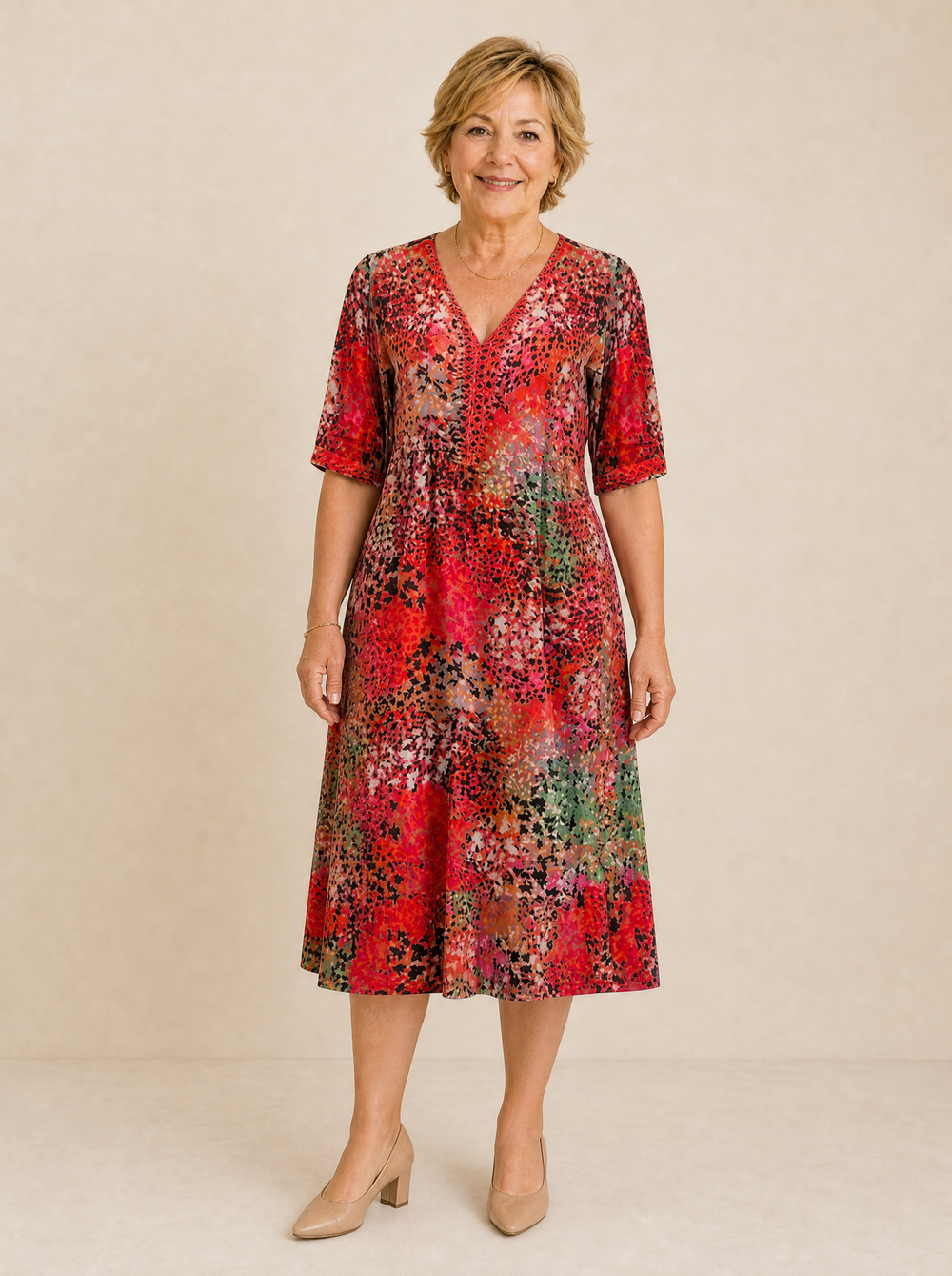 Susan - Chic Midi Dress